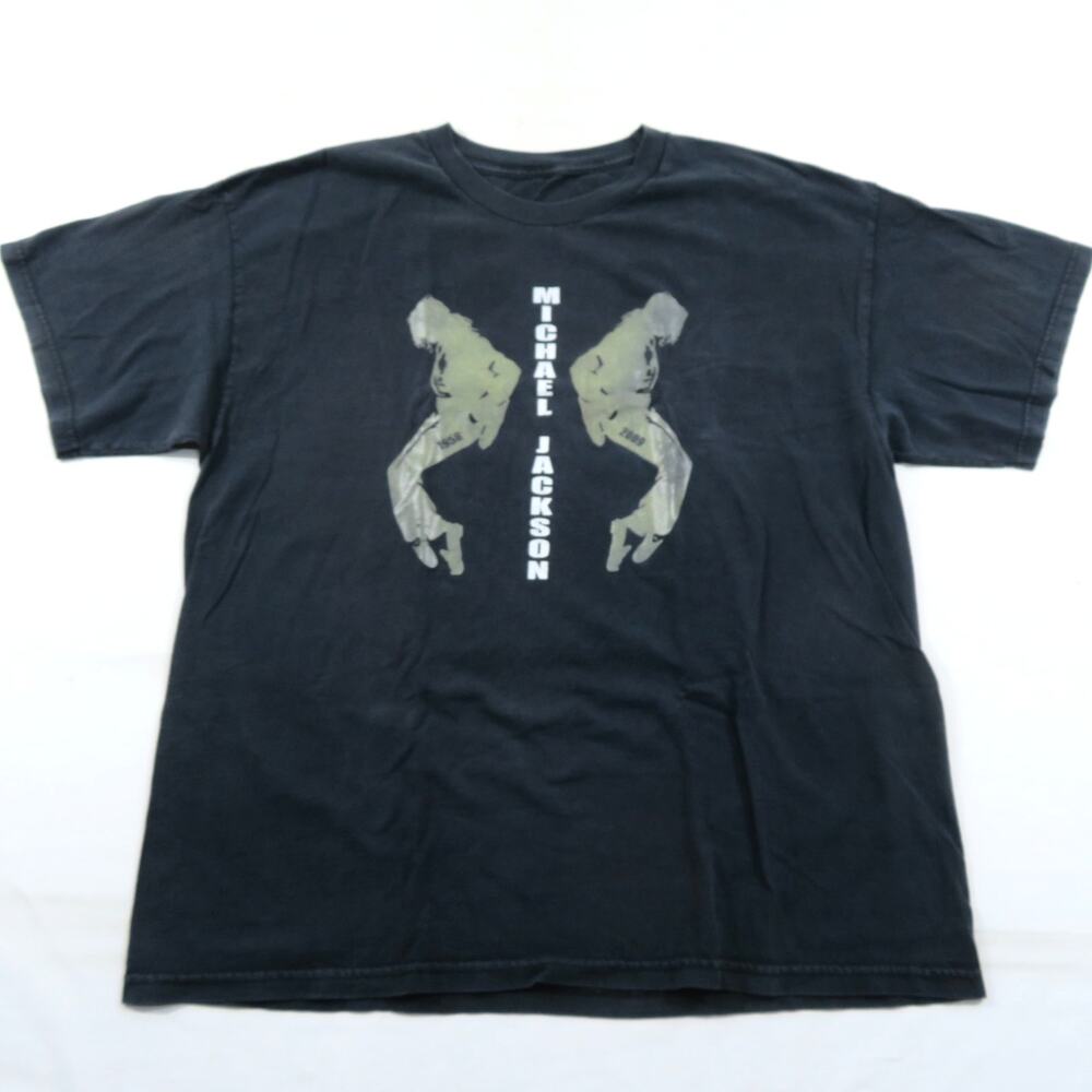 Michael Jackson T-shirt 2009 Memorial Black Sz XL Y2K Vintage